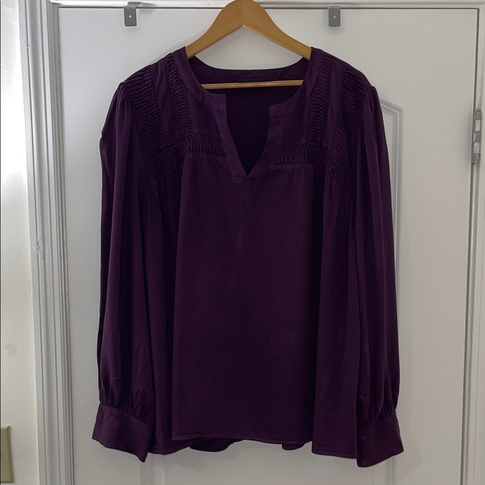 Lane Bryant Deep Purple Blouse